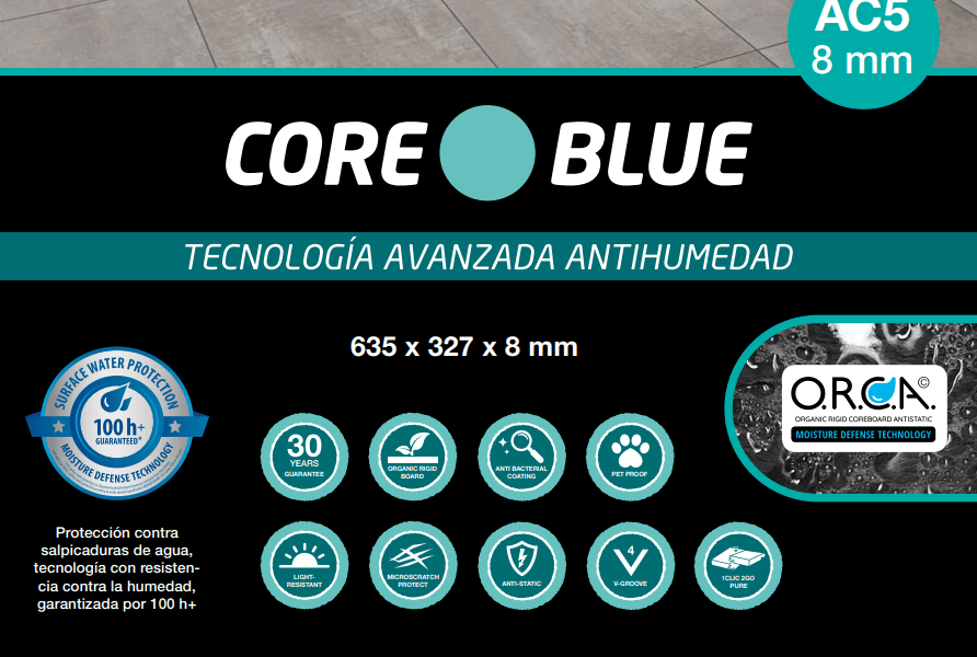GALEA FLOOR CORE BLUE