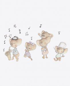 SDC VIN HV 005 Familia De Ratitas Musicales