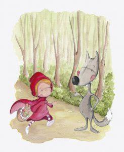 SDC VIN ST 005 LITTLE RED RIDING HOOD AND THE WOLF