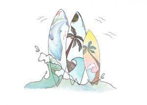 SURF TRIO OLAS