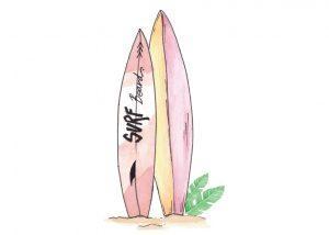 TWIN SURF PINK