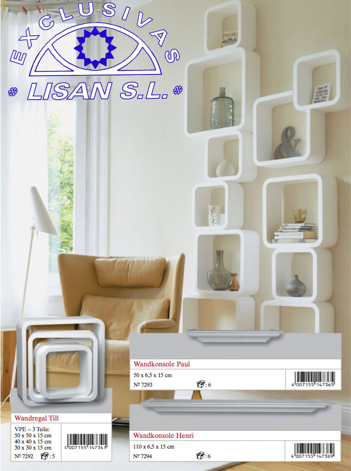 Estanterias poliestireno referencias