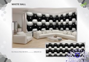 Fotomurales decorativos Pelota Blanca