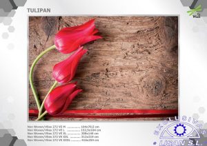 Fotomurales decorativos Tulipan