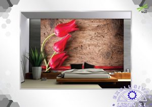 Fotomurales decorativos Tulipan 1
