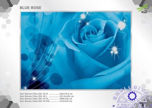 Fotomurales decorativos Rosa Azul