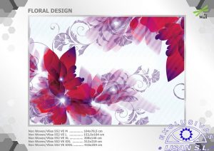 Fotomurales decorativos Diseño Floral 6