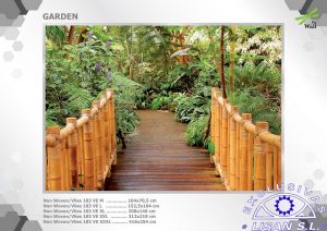 Fotomurales decorativos Jardin 7