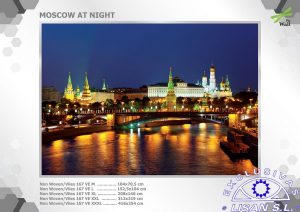 Fotomurales decorativos Moscu Noche