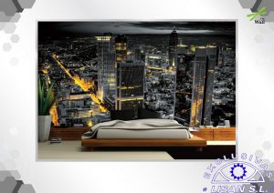 Fotomurales decorativos Ciudad de Noche 6