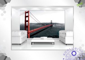 Fotomurales decorativos Golden Gate 2