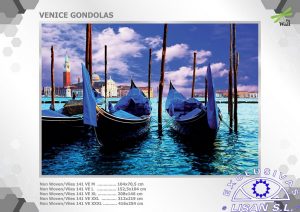Fotomurales decorativos Venecia Gondolas