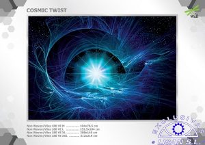 Fotomurales decorativos Cosmos azul