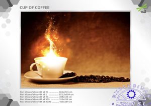 Fotomurales decorativos Taza Cafe 4
