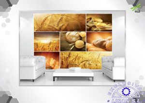 Fotomurales decorativos Campo de Cereales