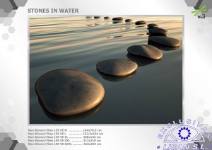 Fotomurales decorativos Piedras en Agua