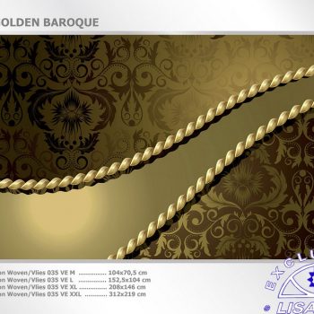 Fotomurales decorativos Barocco dorado