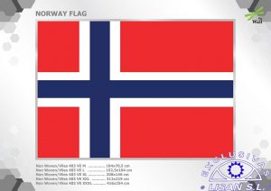Fotomurales decorativos Bandera Noruega