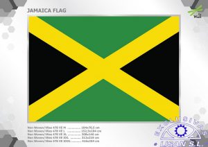 Fotomurales decorativos Bandera Jamaica