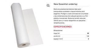Manta New Essential Underlay Finfloor