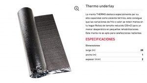 Manta Thermo Underlay Finfloor
