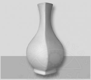 Jarron 3d moderno poliespan