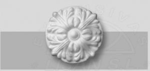moldura 3d roseton poliespan