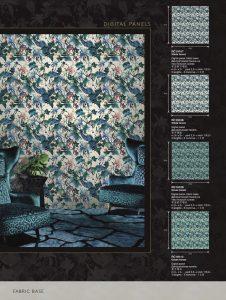 Papel Pintado Exclusivo Roberto Cavalli8 Fabric White Forest