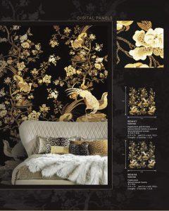 Papel Pintado Exclusivo Roberto Cavalli8 Golden Rose