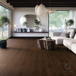 Tarima Flotante Baltic Hotchoc Oak Superrustic 1r Dark Choc Matt Lacq 4mv 5g
